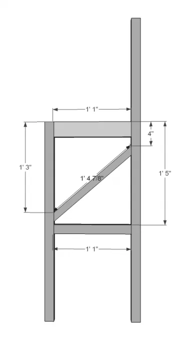 Extra Tall Bar Stool, step 3