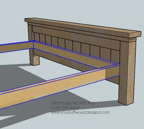 Farmhouse Bed with Arch, step 9