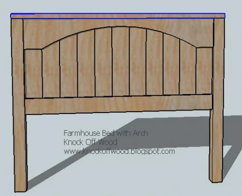 Farmhouse Bed with Arch, step 5