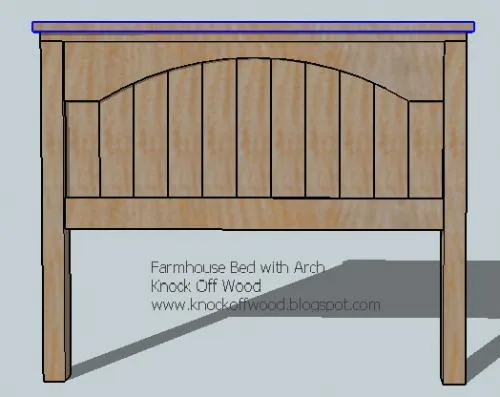 Farmhouse Bed with Arch, step 6