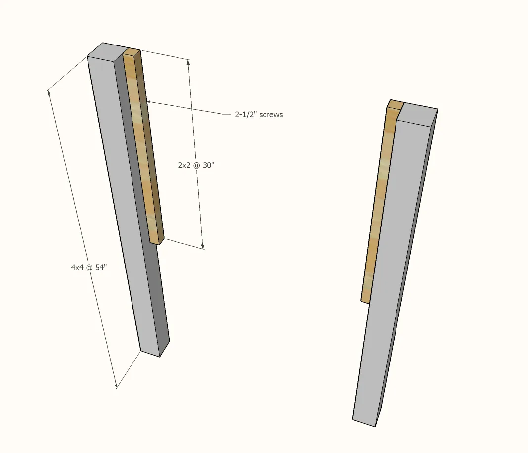 Farmhouse Bed, step 1