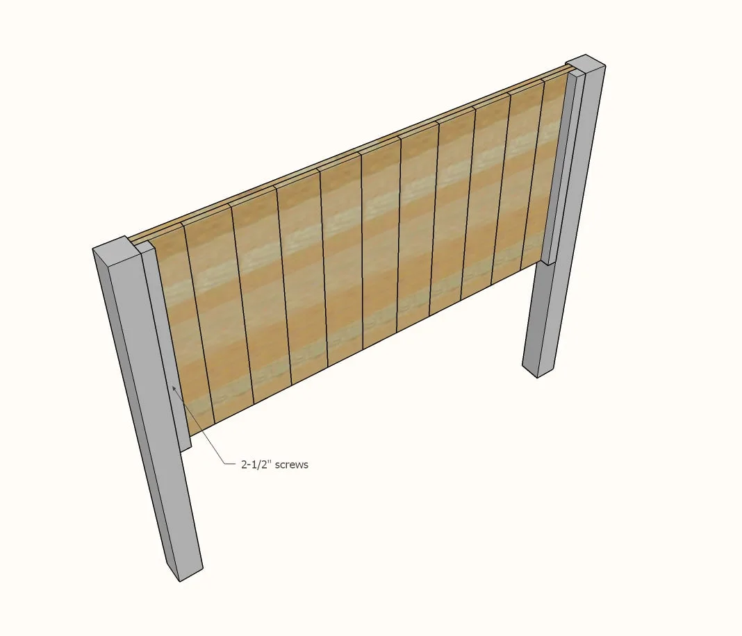 Farmhouse Bed, step 3