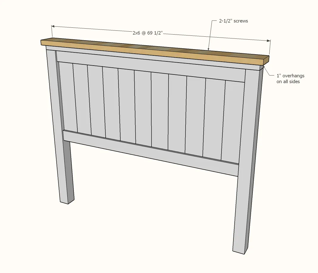 Farmhouse Bed, step 5