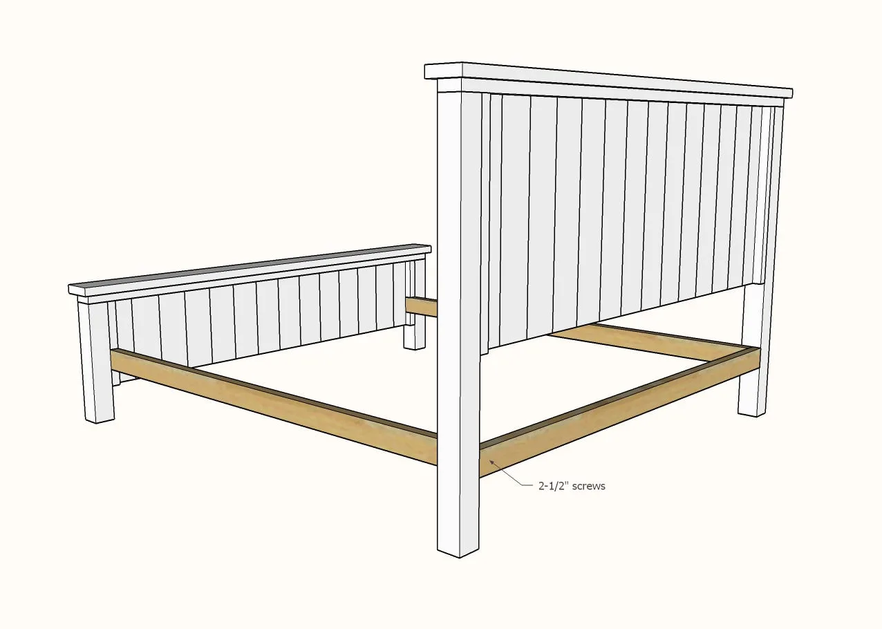 Farmhouse Bed, step 9