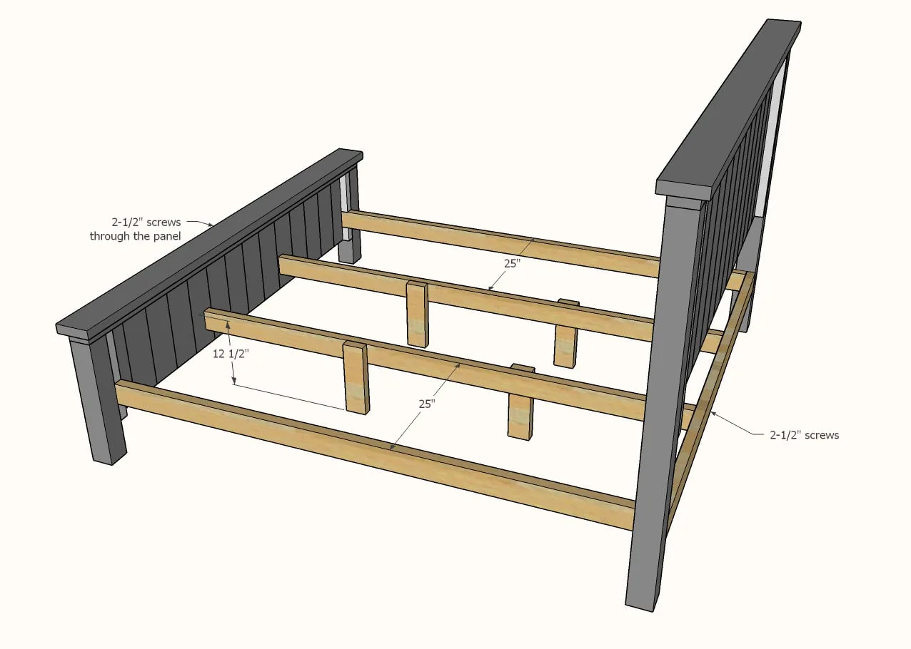 Farmhouse Bed, step 11
