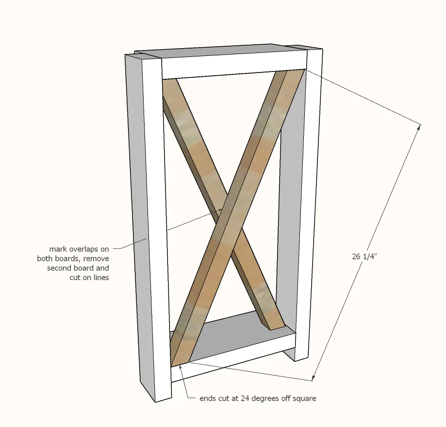 Farmhouse Console Table (Beginner, step 2