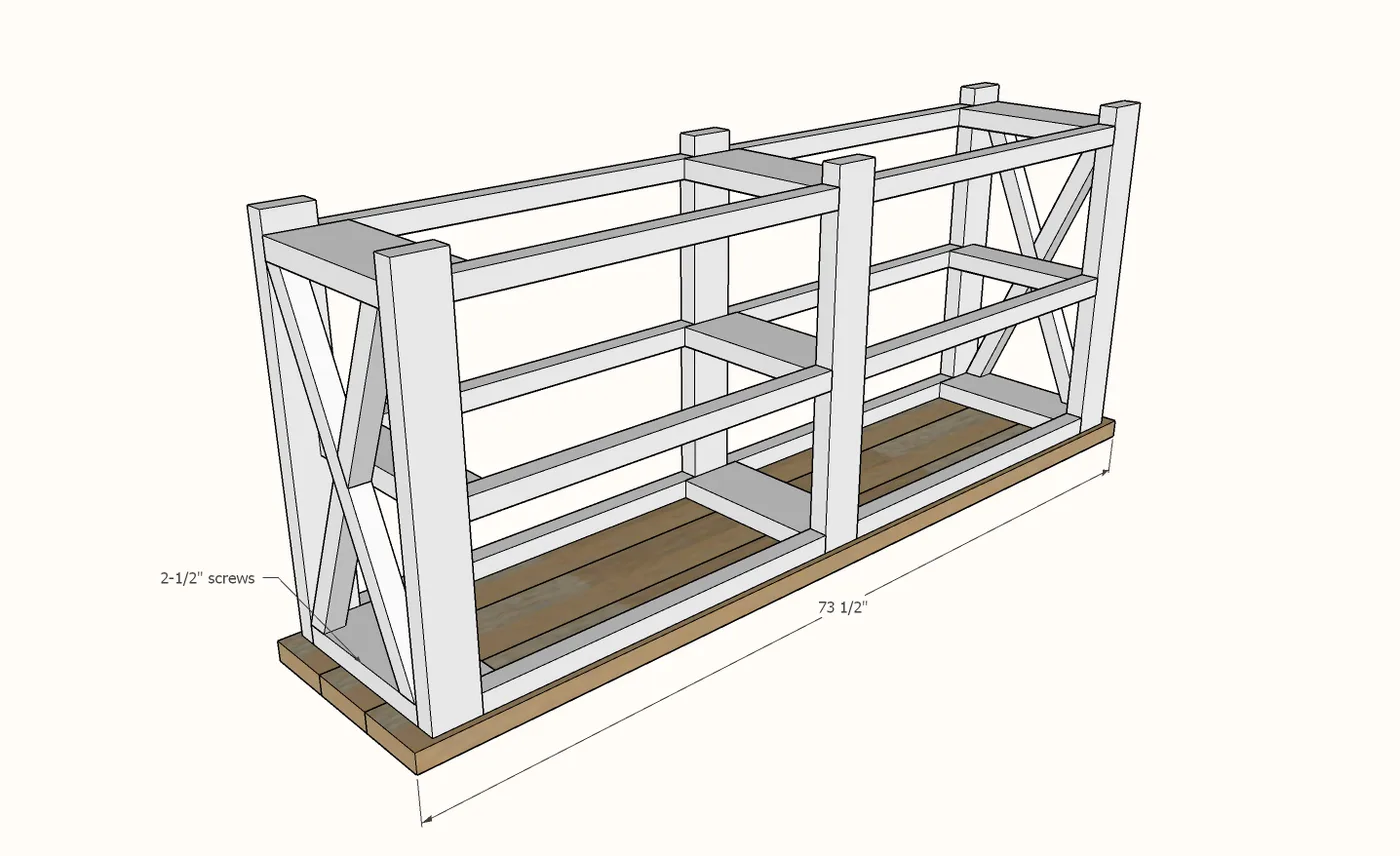 Farmhouse Console Table (Beginner, step 7