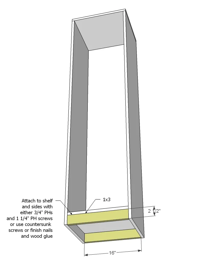 Farmhouse Modular Locker, step 2