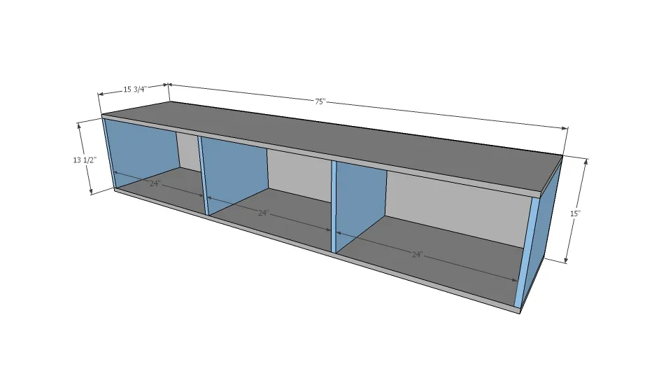 Farmhouse Storage Bed with Drawers (Twin and Full), step 6
