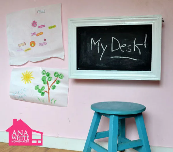 Flip Down Wall Art Desk