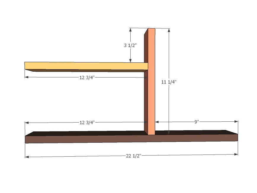 Flip Down Wall Art Desk, step 1