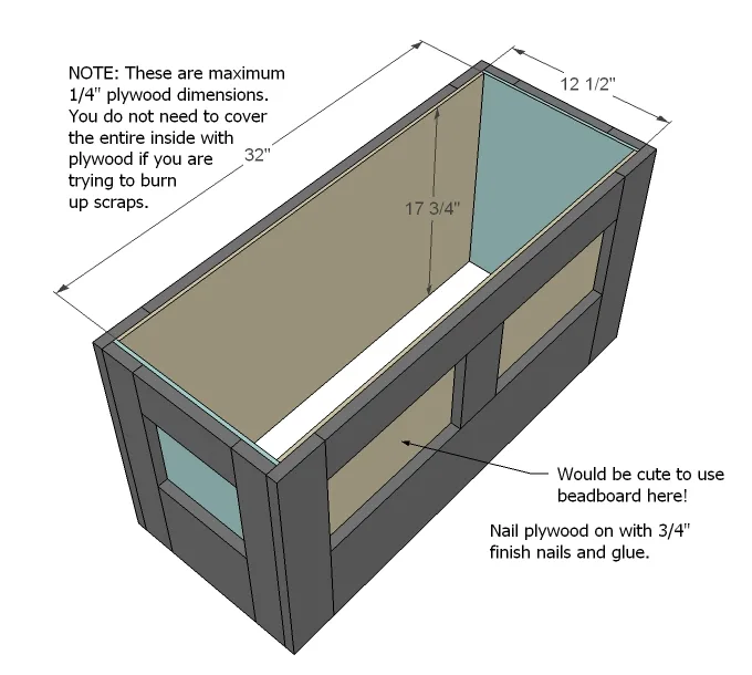 Flip Top Panel Bench, step 4