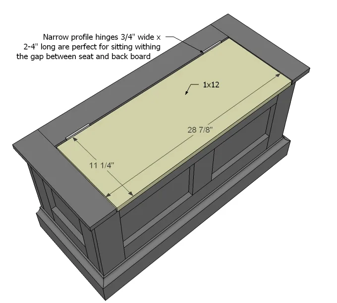 Flip Top Panel Bench, step 7