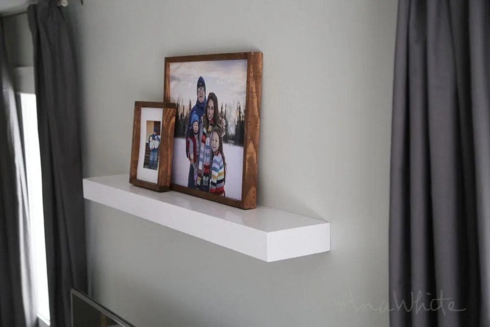 Floating Shelf with 1/4" Plywood Covering
