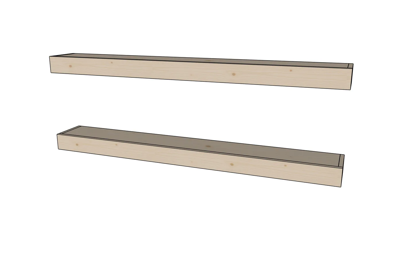 Floating Shelves, step 6