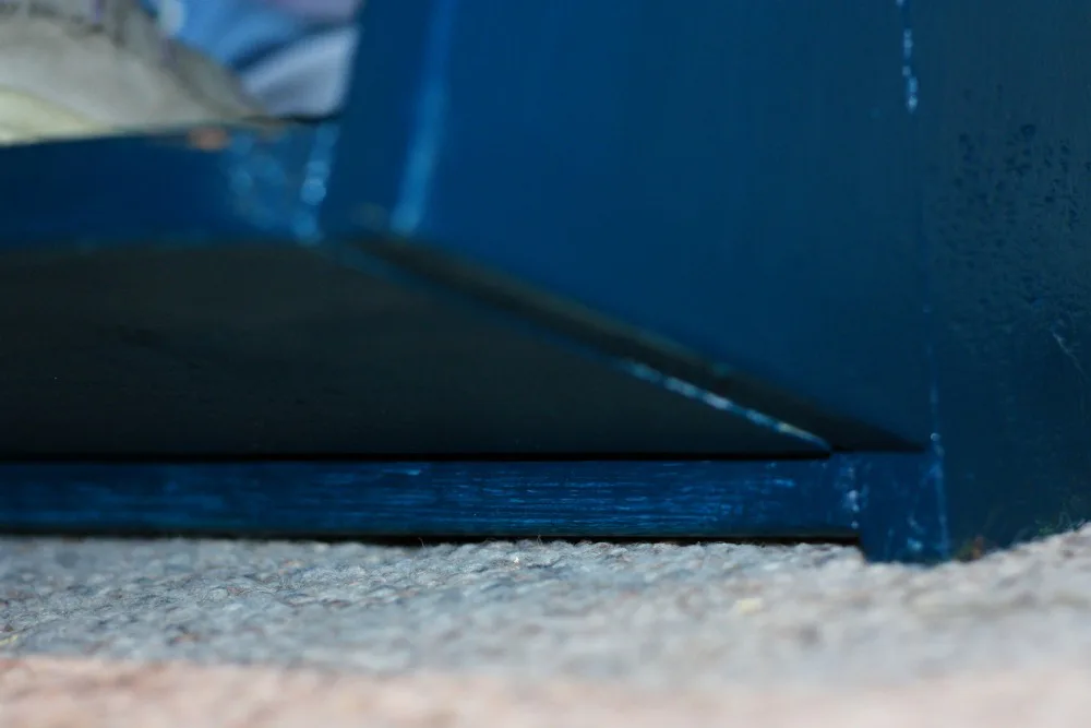 Floor-to-ceiling Shoe Shelf with Angled Front Shelf, step 10