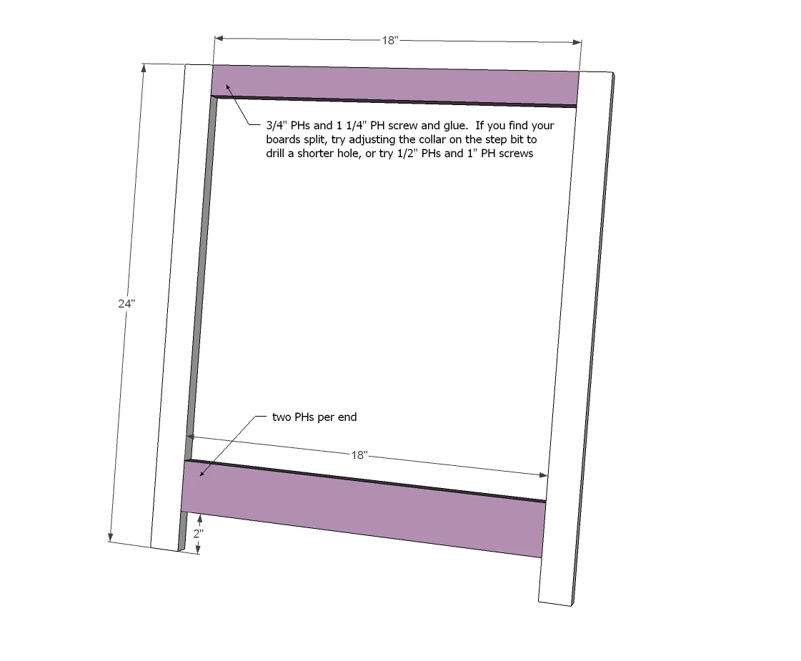 Folding Desktop Chalkboard Easel, step 1