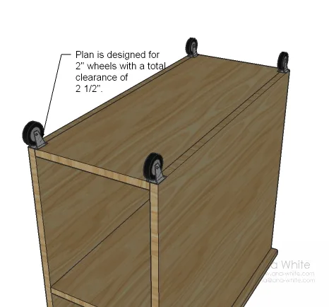 Folding Sewing Table, step 3