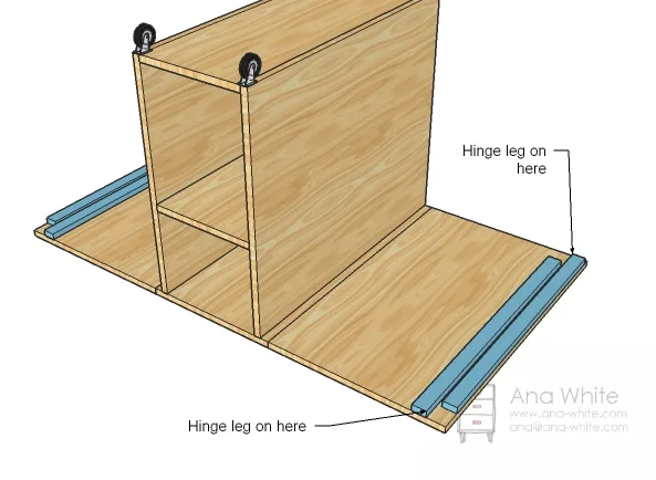 Folding Sewing Table, step 5