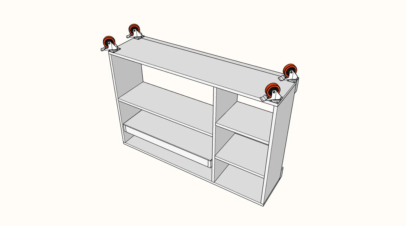 Folding Workbench, step 6