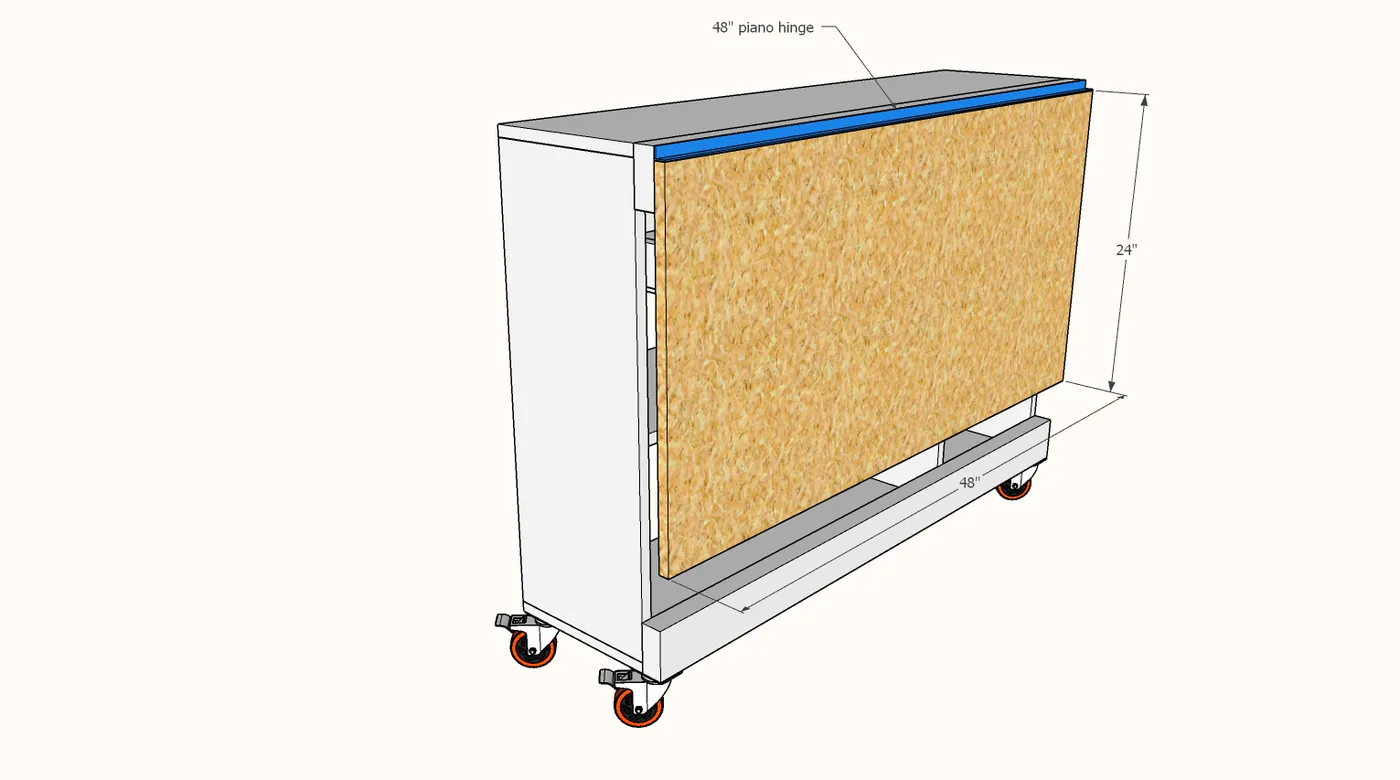 Folding Workbench, step 7