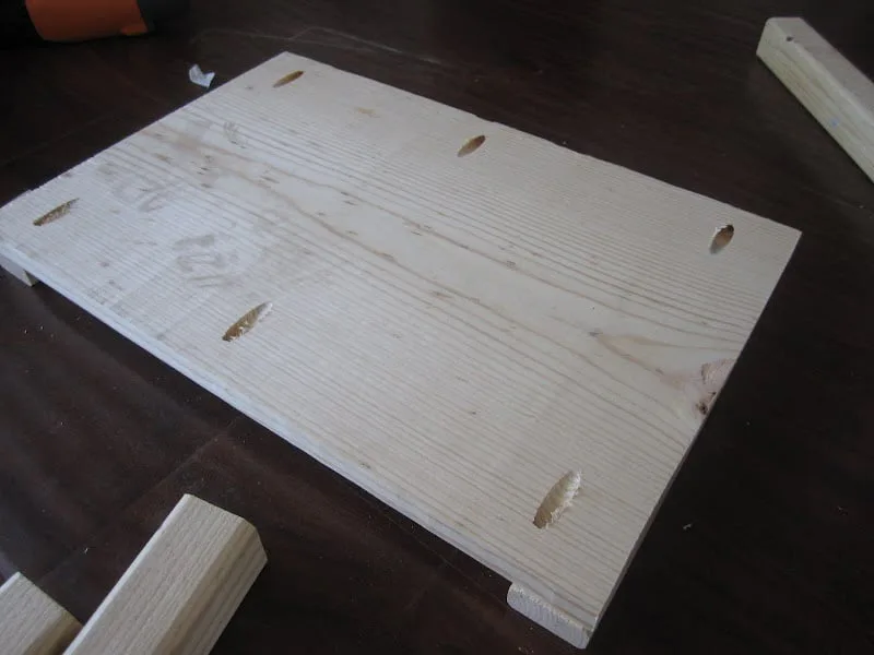 Footboard Bench, step 2