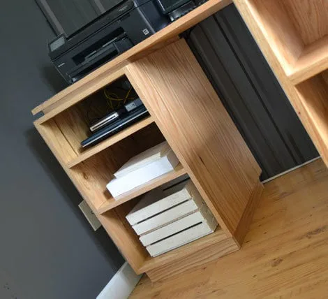 Frameless Office Open Shelf Base