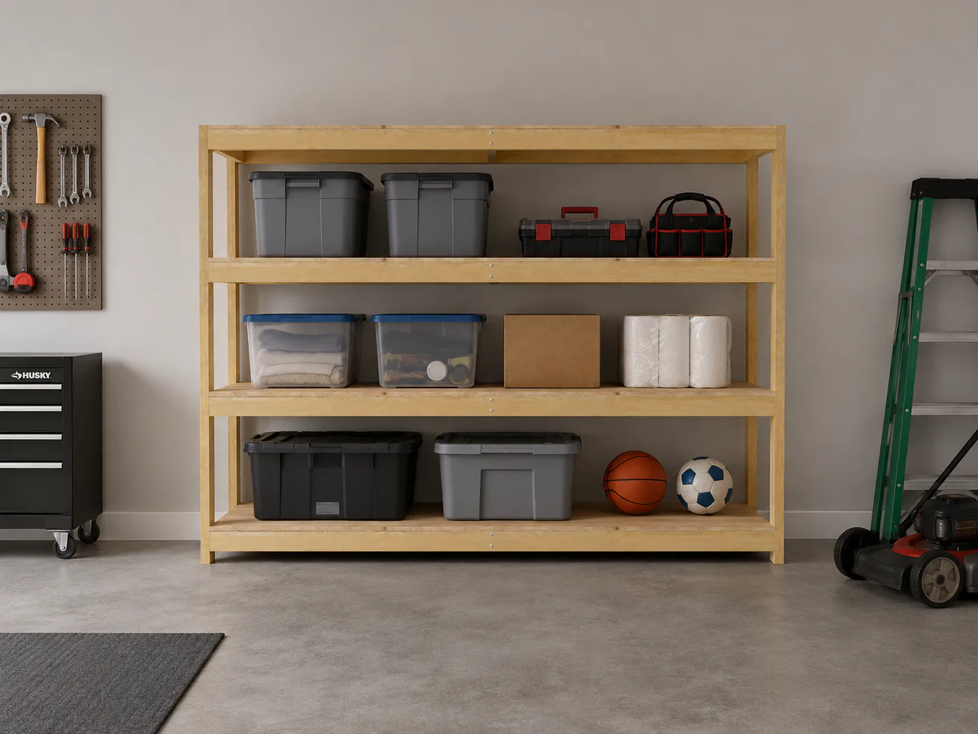 8-Foot Garage Shelving