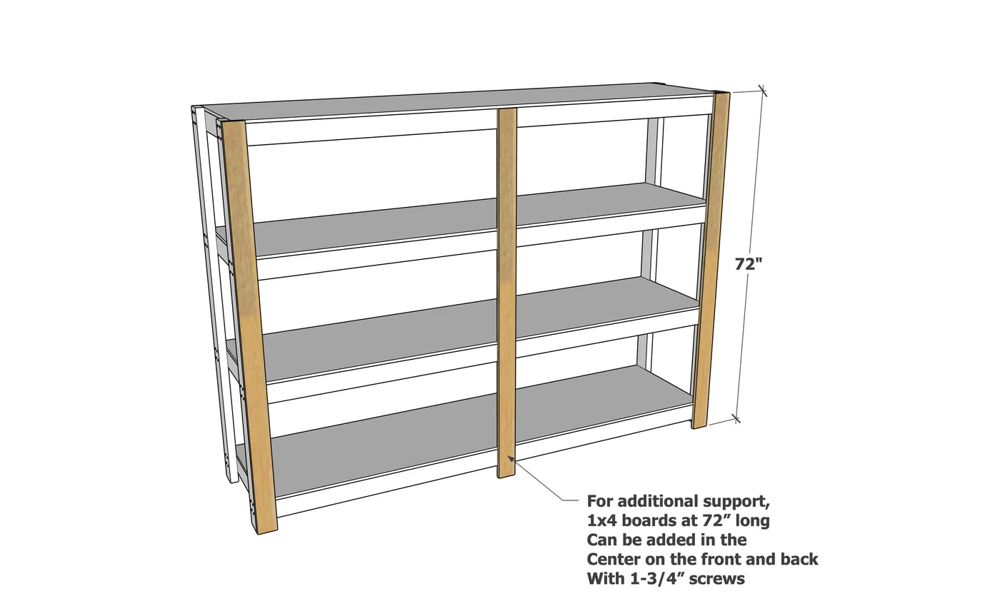 8-Foot Garage Shelving, step 4