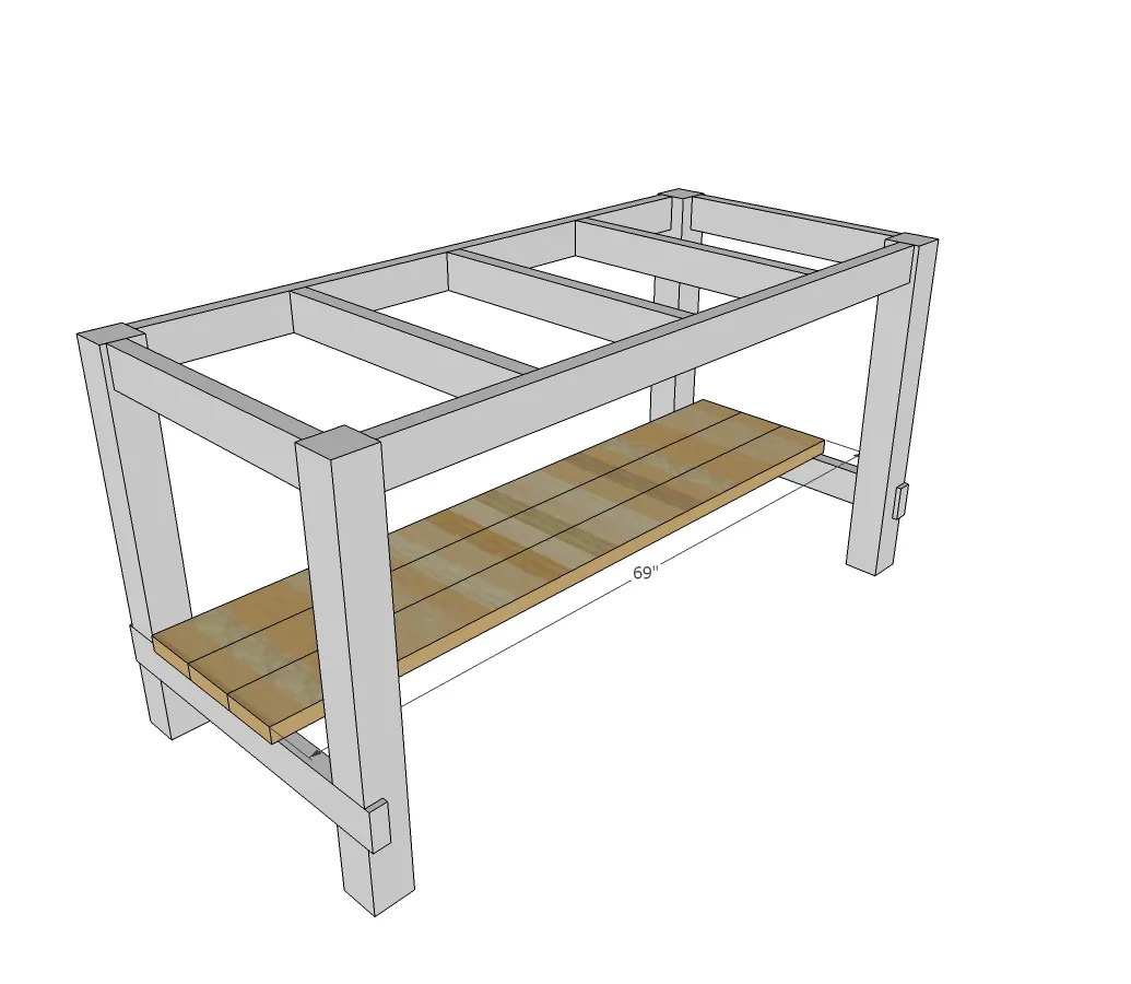 Plans: Classic Farmhouse Kitchen Island, step 5