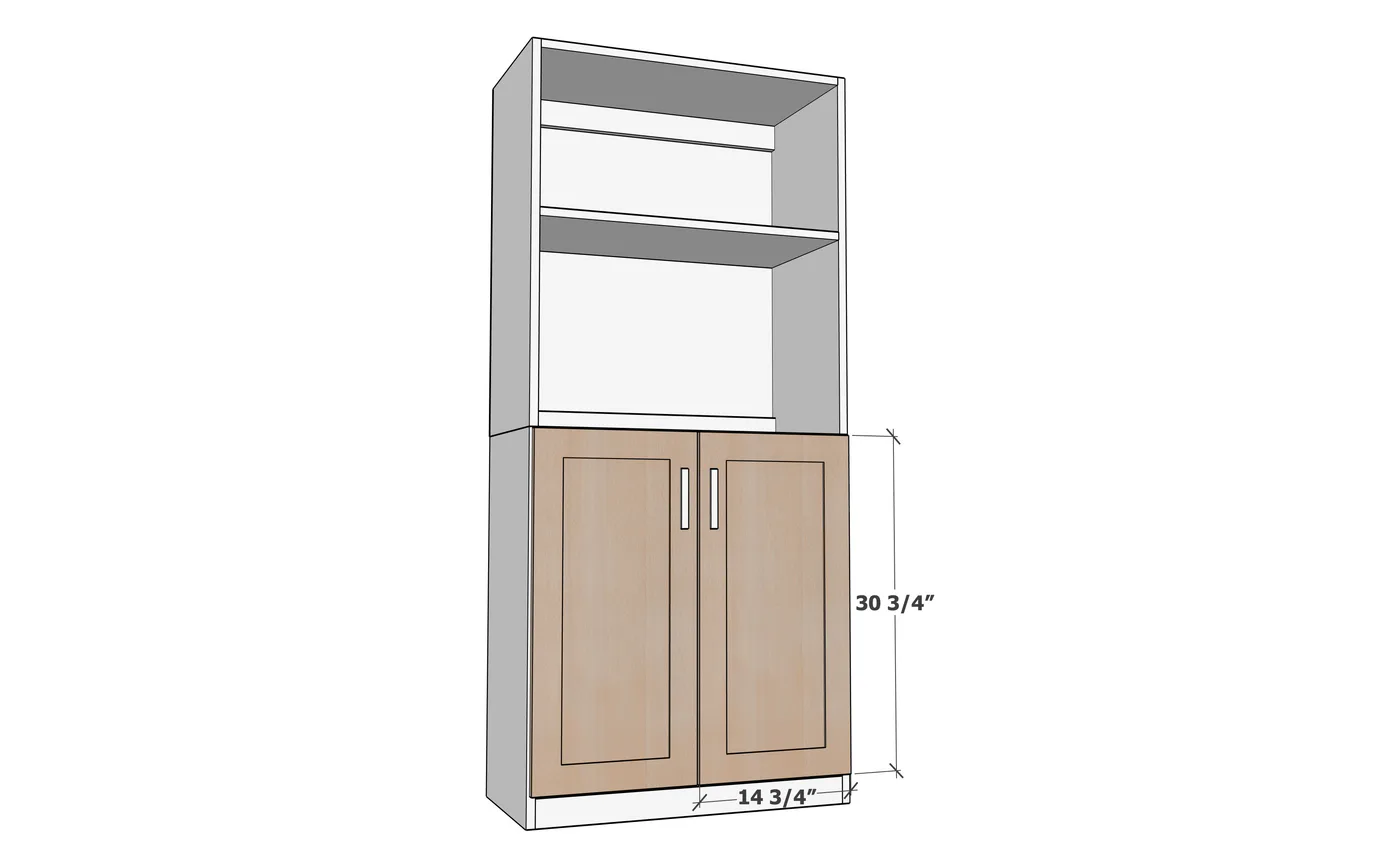 Plans: DIY Bathroom Tall Boy Cabinet, step 6