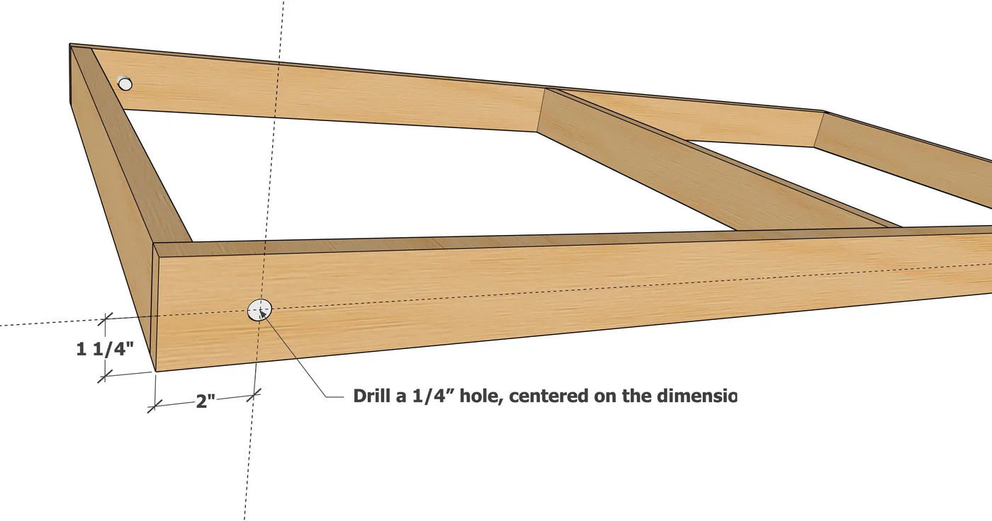 Plans Lightweight Cornhole Boards, step 2