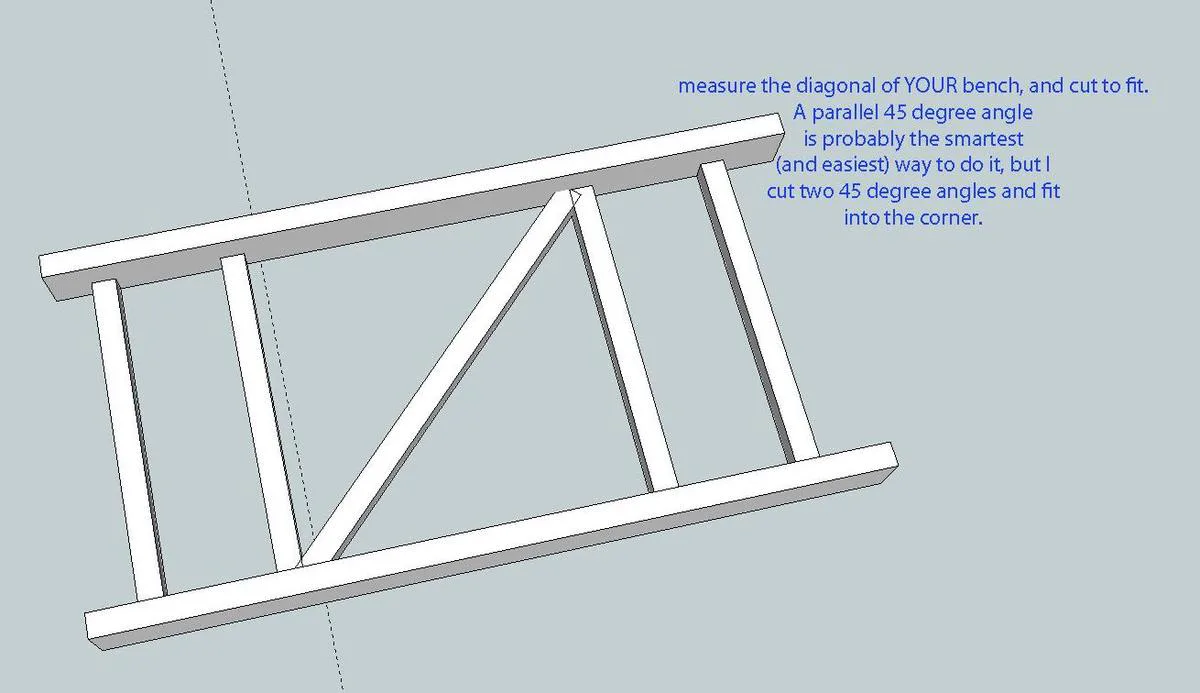 Garden Bench, step 2