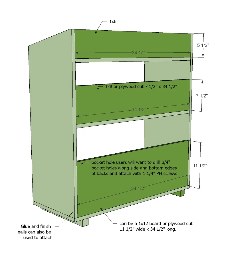 General Store Bin Bookshelf, step 5