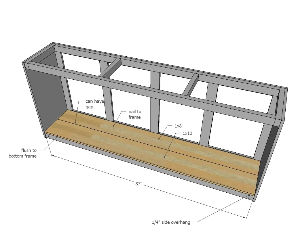 Grandy Barn Door Console, step 4