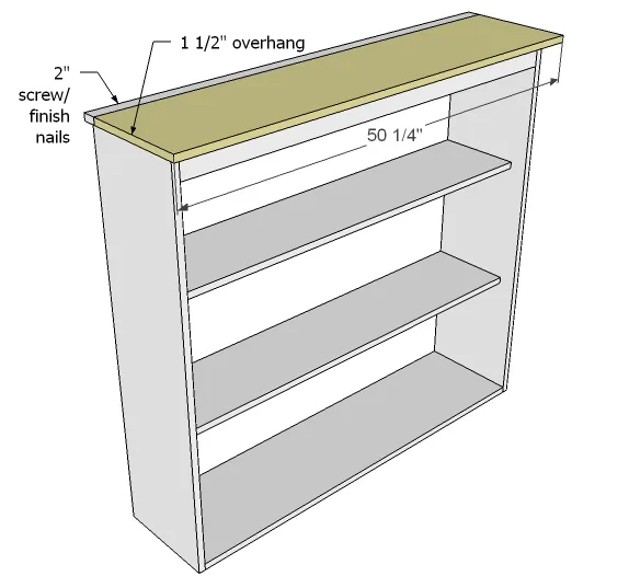 Grant Secretary Top Hutch with Doors, step 5