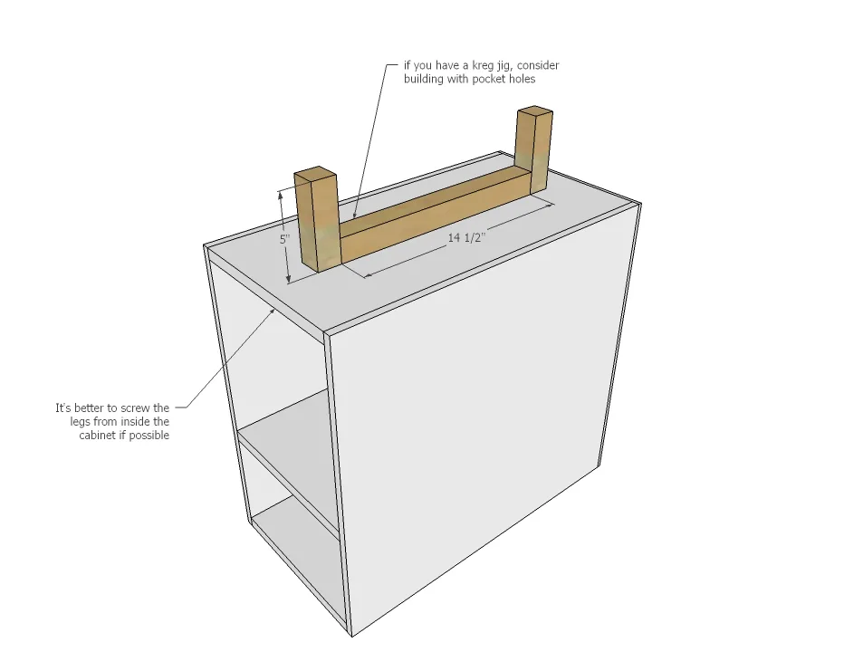 Grasshopper Base for Build Your Own Study Desk, step 2
