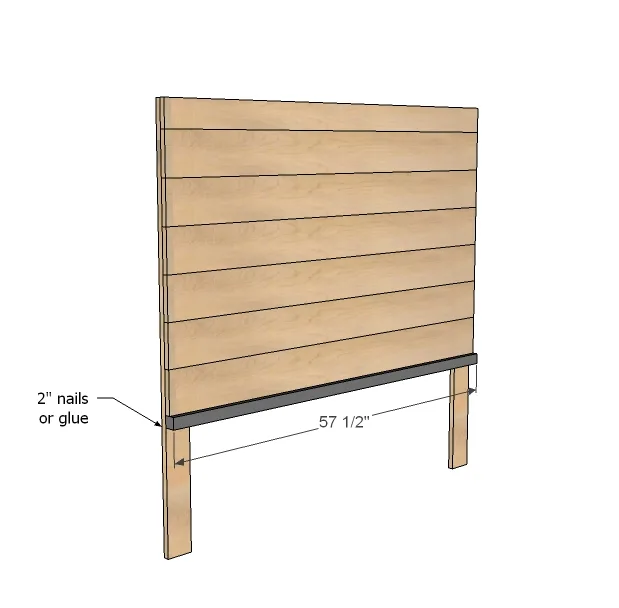 Hailey Planked Headboard, step 2