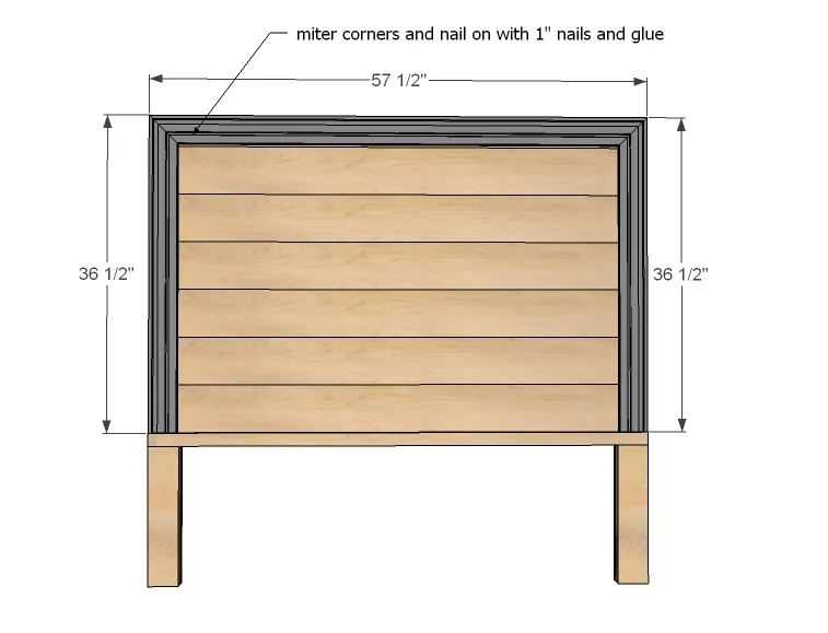 Hailey Planked Headboard, step 4