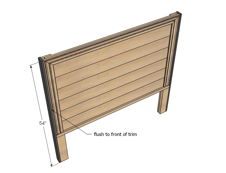 Hailey Planked Headboard, step 5