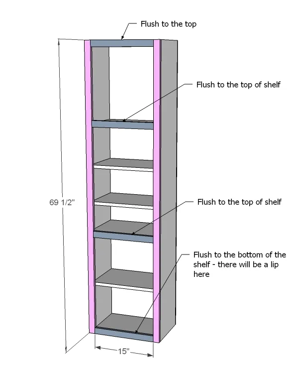 Hailey Towers for the Storage Bed System, step 2
