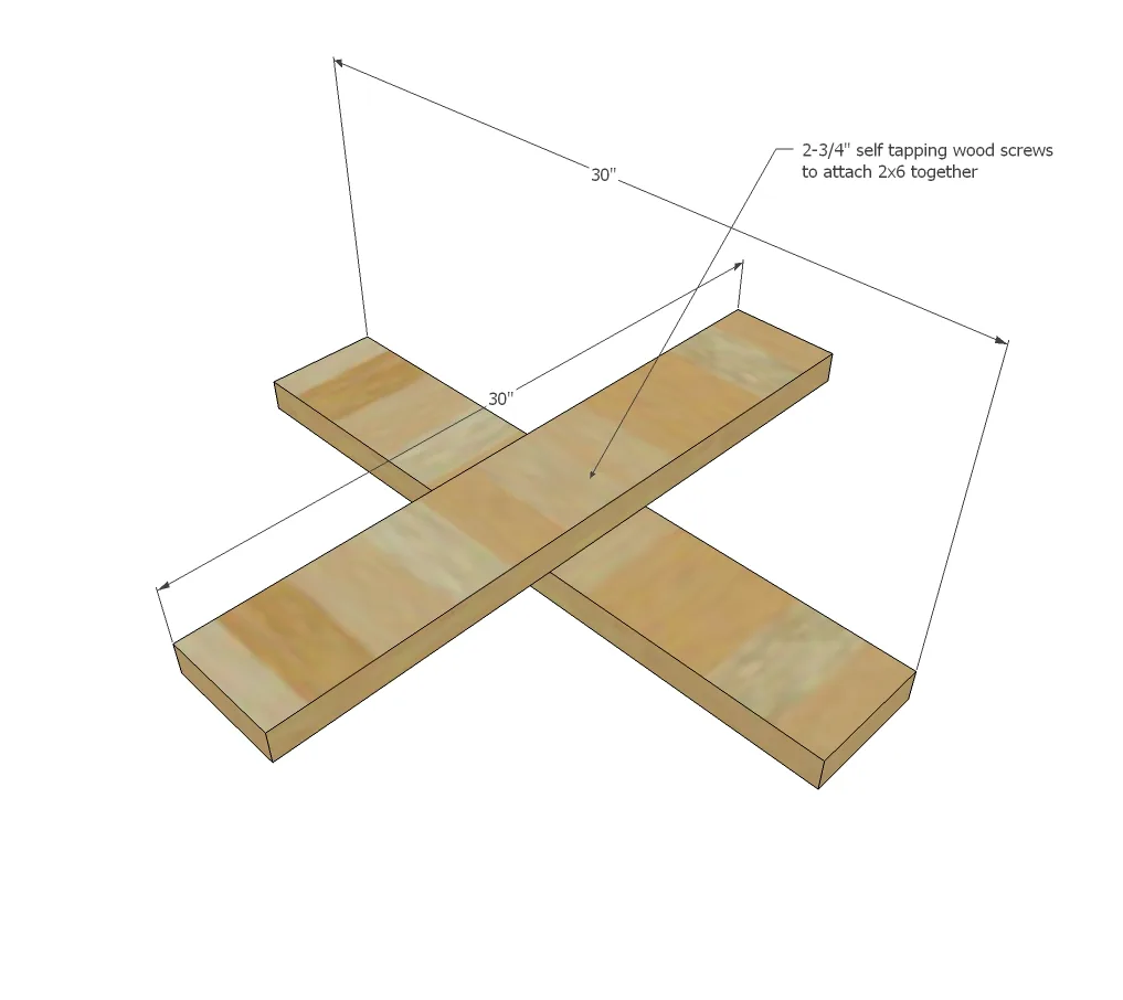 Heavy Duty Christmas Tree Stand, step 1