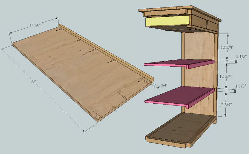 Hemnes Linen Cabinet, step 4