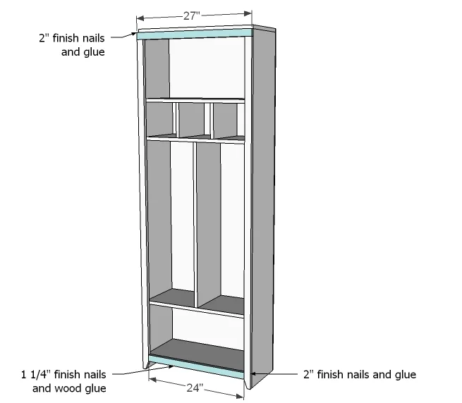 Hillary's Locker Cabinet with Charging Cubbies, step 6