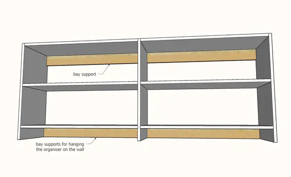Horizontal Closet Organizer, step 3