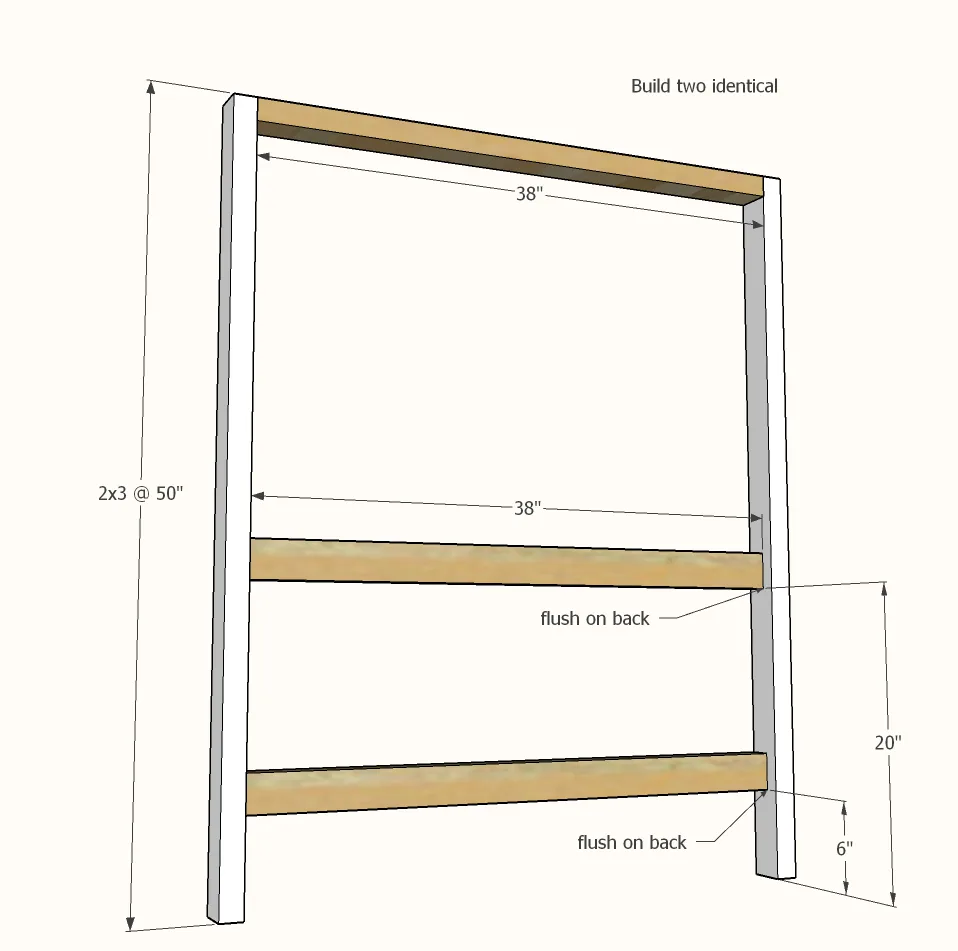 House Bed (Twin), step 1