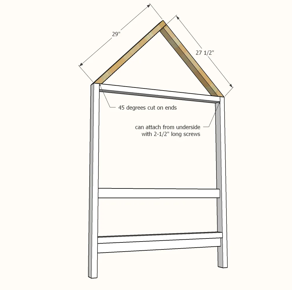 House Bed (Twin), step 2