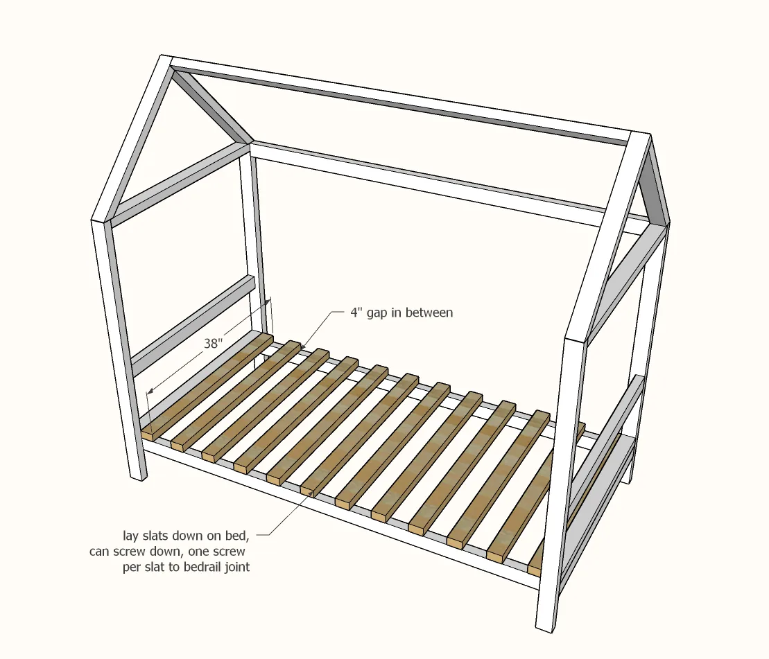 House Bed (Twin), step 4