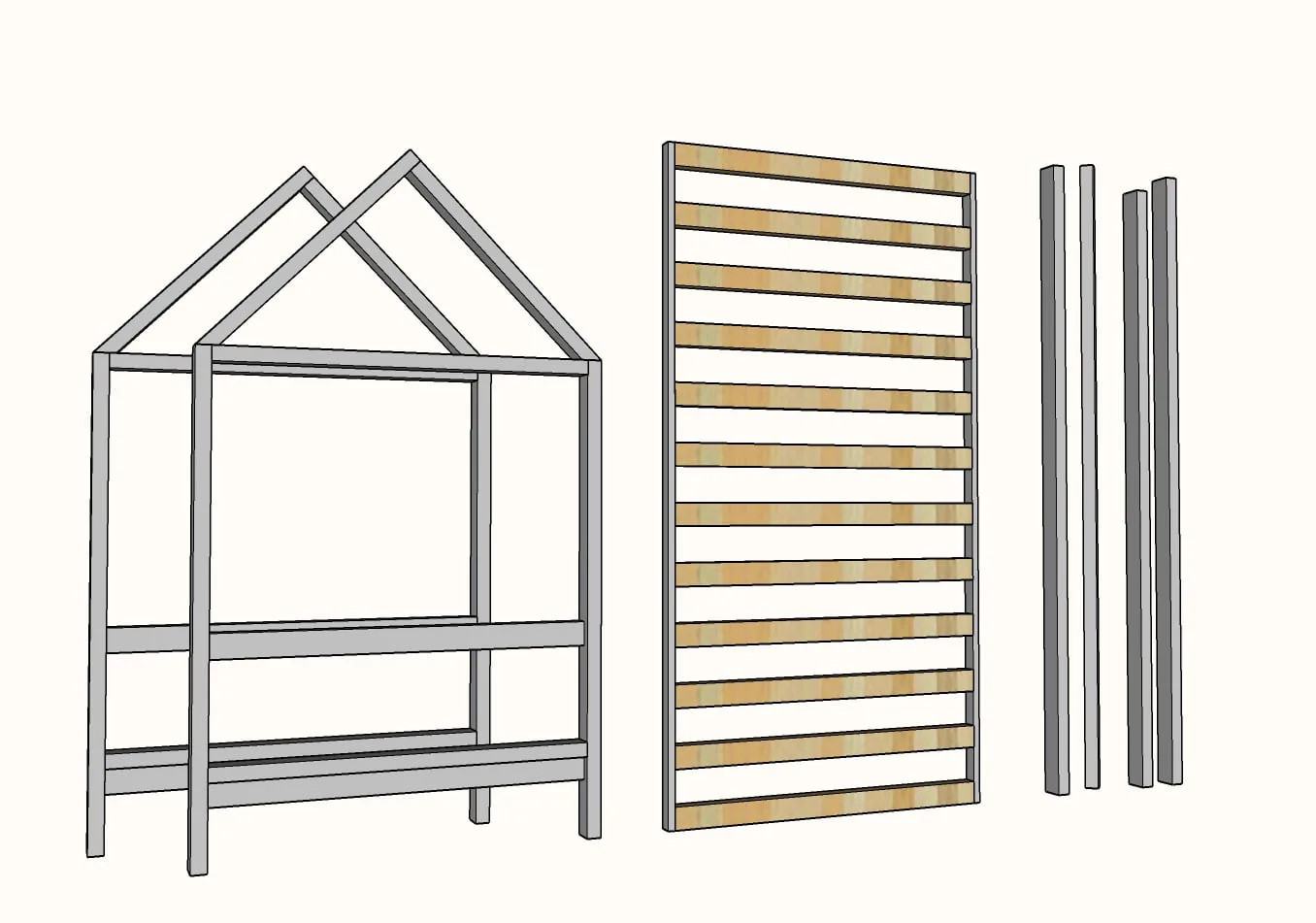 House Bed (Twin), step 7
