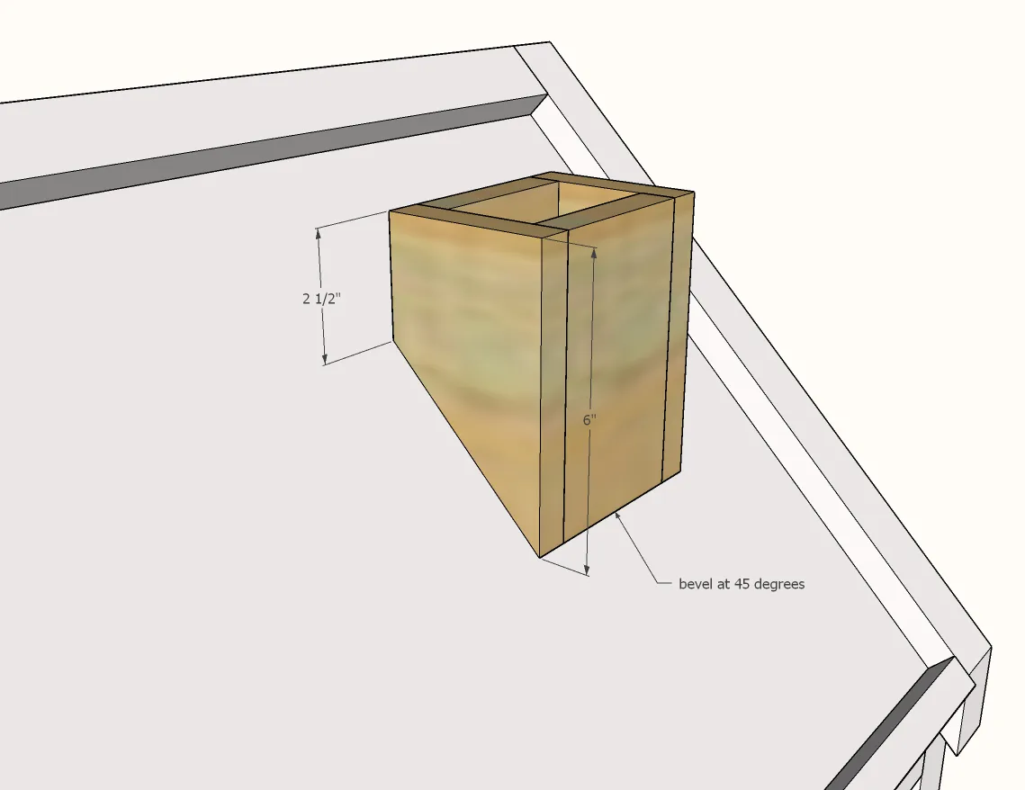 House Play Table with Angled Desktop, step 5